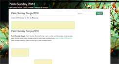 Desktop Screenshot of palmsundays2014.com