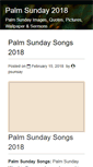 Mobile Screenshot of palmsundays2014.com